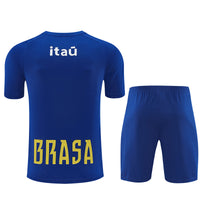 Maglia e Pantaloncini Allenamento Brasil Bambino 26/27