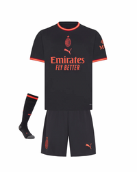 T-shirt e Pantaloncini per Bambino AC MILAN Third 26/27 - Con Calzini