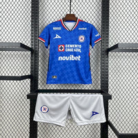 T-shirt e Pantaloncini per Bambino Cruz Azul Home 25/26