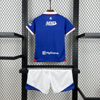 Maglia da allenamento e pantaloncini del Rangers FC 25/26 Home Bambino