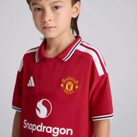 T-shirt e Pantaloncini per Bambino Manchester United Home 26/27