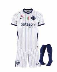 T-shirt e Pantaloncini per Bambino Inter Away 26/27 - Con Calzini Scudetto + Coccarda
