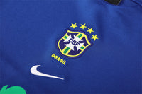 Maglia da allenamento retrò manica lunga Brasil 2002