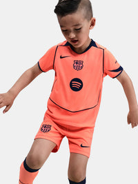 T-shirt e Pantaloncini per Bambino FC Barcelona Third 25/26
