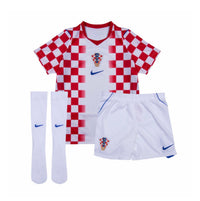 T-shirt e Pantaloncini per Bambino Croazia Home 26/27 - Con Calzettoni