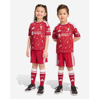 T-shirt e Pantaloncini per Bambino Liverpool Home 26/27