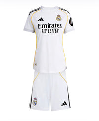 T-shirt e Pantaloncini Bambino Real Madrid Home 25/26