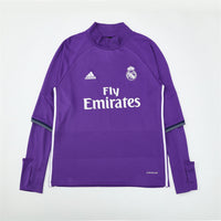 Maglia da allenamento retrò manica lunga Real Madrid 16/17