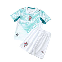 T-shirt e Pantaloncini per Bambino Portugal Away 26/27