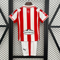 T-shirt e Pantaloncini per Bambino Sporting de Gijón Home 25/26