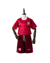 T-shirt e Pantaloncini per Bambino Polonia Away 26/27