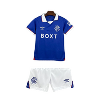 Maglia da allenamento e pantaloncini del Rangers FC 25/26 Home Bambino