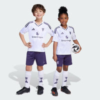 T-shirt e Pantaloncini per Bambino Manchester United Away 25/26 - Con Calzettoni
