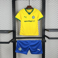 T-shirt e Pantaloncini per Bambino Palmeiras Third 25/26
