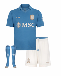 T-shirt e Pantaloncini per Bambino SSC Napoli Home 26/27 - Con Calzettoni