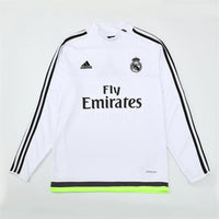 Maglia da allenamento retrò manica lunga Real Madrid 15/16