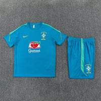 Maglia e Pantaloncini Allenamento Brasil Bambino 26/27