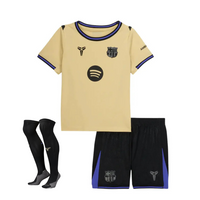 T-shirt e Pantaloncini per Bambino FC Barcelona Away 25/26 - Con calzini