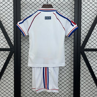 T-shirt e Pantaloncini per Bambino Francia Retro Away 1998