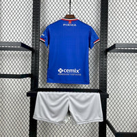 T-shirt e Pantaloncini per Bambino Cruz Azul Home 25/26