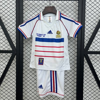 T-shirt e Pantaloncini per Bambino Francia Retro Away 1998