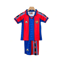 T-shirt e Pantaloncini per Bambino FC Barcelona Retro 95/97