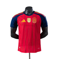 Maglia Spagna Home 26/27 Versione Giocatore Con due stelle e la patch di campione del mondo
