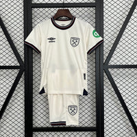 T-shirt e Pantaloncini per Bambino West Ham United Away 25/26