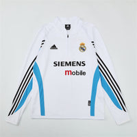 Maglia da allenamento retrò manica lunga Real Madrid 03/04