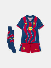 T-shirt e Pantaloncini per Bambino FC Barcelona Fourth 25/26 - Con calzini