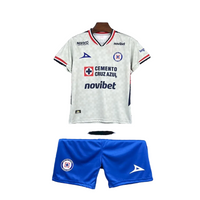 T-shirt e Pantaloncini per Bambino Cruz Azul Away 25/26