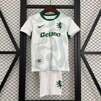 T-shirt e Pantaloncini per Bambino Sporting Lisbon Away 25/26
