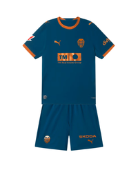 T-shirt e Pantaloncini per Bambino Valencia Away 26/27