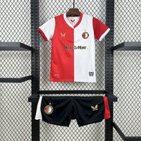 Maglia da allenamento e pantaloncini del Feyenoord Home Bambino 25/26