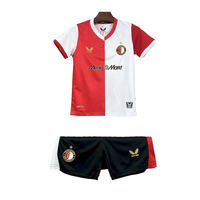 Maglia da allenamento e pantaloncini del Feyenoord Home Bambino 25/26