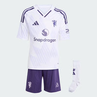 T-shirt e Pantaloncini per Bambino Manchester United Away 25/26 - Con Calzettoni