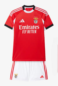 T-shirt e Pantaloncini per Bambino Benfica Home 25/26