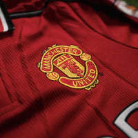 Maglia Manchester United manica lunga home Retro 98/99 - Con Patch
